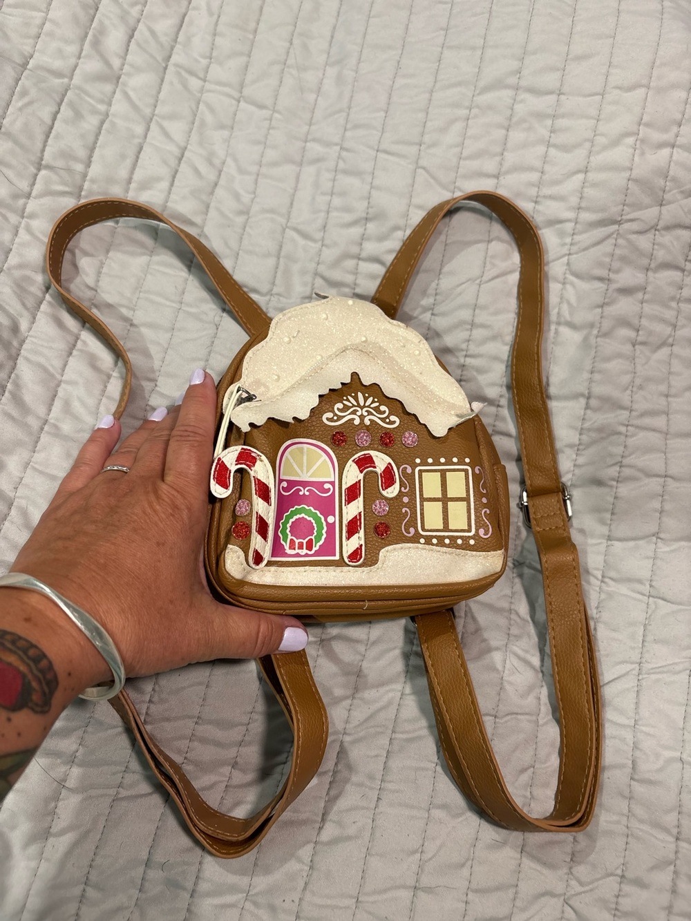 Gingerbread House small Purse-Backpack